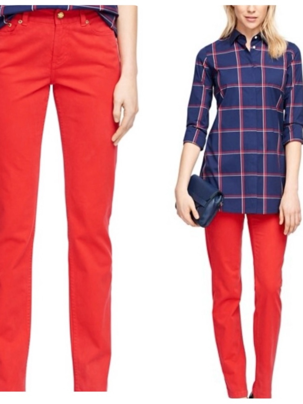 Brooks Brothers 346 Pants Women’s Red Natalie Fit LIKE NEW!